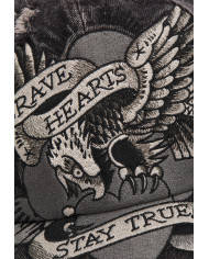 Ed Hardy -  Brave Hearts 6 Panel Vintage Trucker Cap - Black