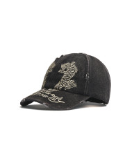Ed Hardy - Desert Tiger 5 Panel Trucker Cap - Black
