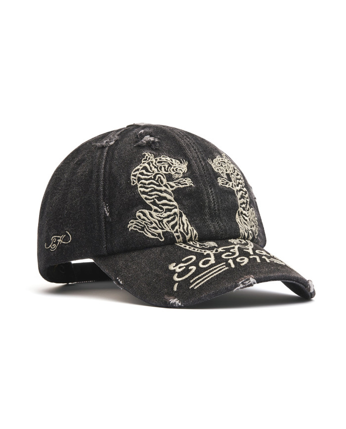 Ed Hardy - Desert Tiger 5 Panel Trucker Cap - Black