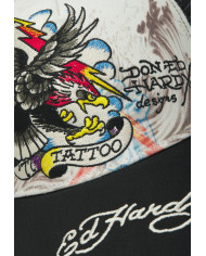 Ed Hardy - Tattoo Eagle Graphic 5 Panel Trucker Cap - White