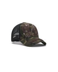 Ed Hardy - 2 Snakes Embroidered 5 Panel Trucker Cap - Camo