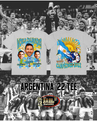 Argentina '22 Tee - Light Asphalt