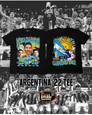copy of Argentina '22 Tee - Light Asphalt