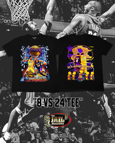 8 VS 24 Tee - Black