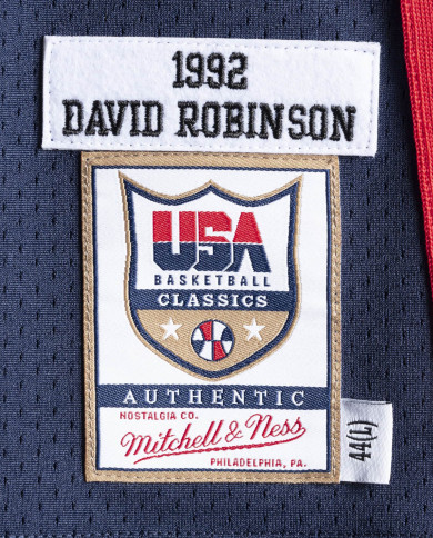 1992 USA Dream Team - David Robinson - Authentic Jersey - Mitchell&Ness