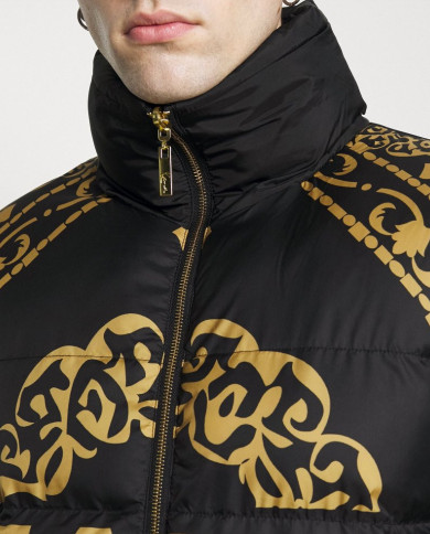 Karl Kani - Retro Reversible Puffer Jacket Gold Black