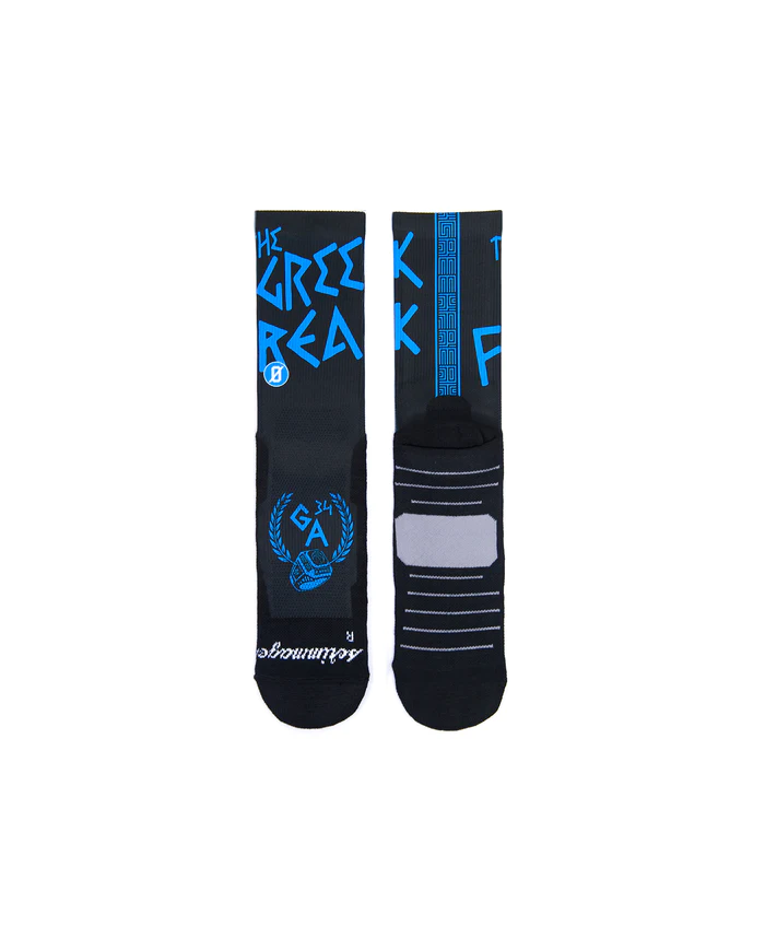 Greek Freak Sock Black Greek Freak Sock Black