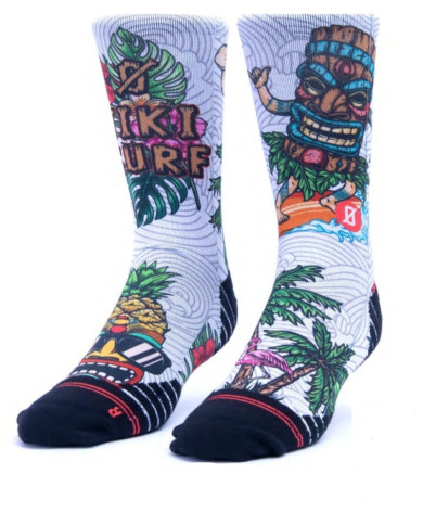 Tiki Surf Sock White