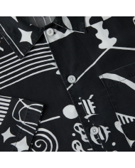 Spiral Shirt Black/White