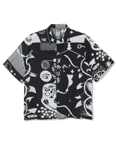 Spiral Shirt Black/White