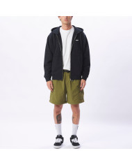 Obey Bold Heavyweight Zip Hood - Black