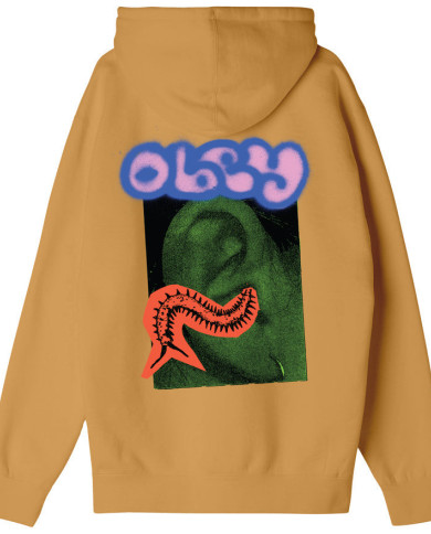 Obey Ear Bug Heavyweight Pullover Hood - Sun Dial