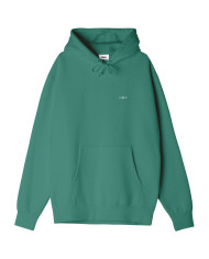 Obey Torn Icon Face Heavyweight Pullover Hood - Palm Leaf