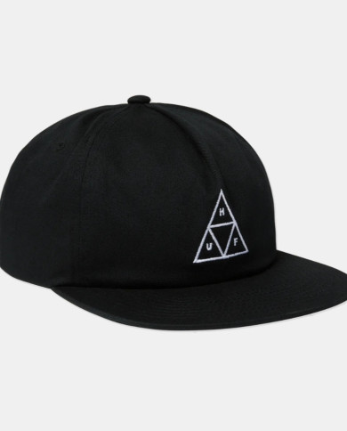 Huf - Set Triple Triangle Snapback - Black Huf - Set Triple Triangle Snapback - Black