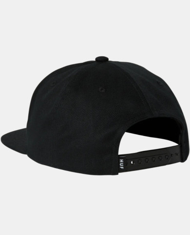 Huf - Set Triple Triangle Snapback - Black Huf - Set Triple Triangle Snapback - Black