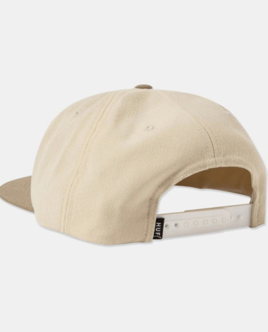 Huf - Arch Logo Snapback Hat - Cream