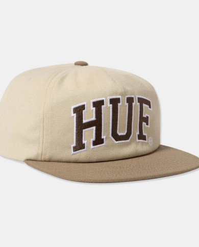Huf - Arch Logo Snapback Hat - Cream