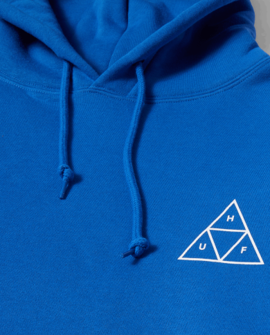 Huf - Set Triple Triangle Pullover Hoodie - Cobalt Huf - Set Triple Triangle Pullover Hoodie - Cobalt