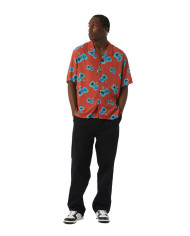 Huf - Bones Resort Shirt - Rose