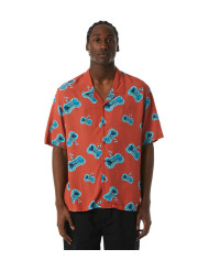 Huf - Bones Resort Shirt - Rose