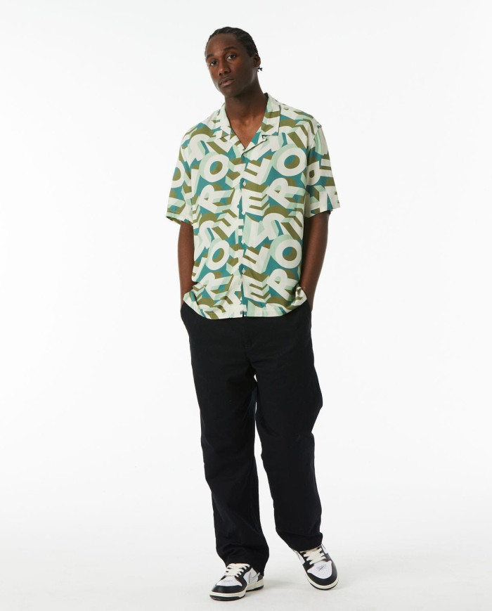 Huf - Abecederian Resort Shirt - Multi