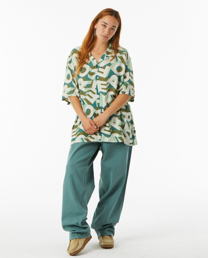 Huf - Abecederian Resort Shirt - Multi