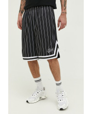 Karl Kani - KK Varsity Pinstripe Mesh Shorts Black