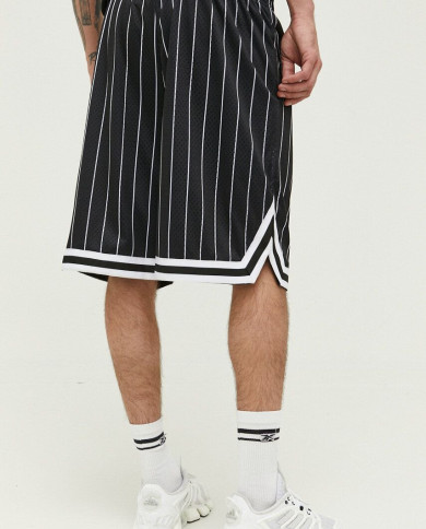 Karl Kani - KK Varsity Pinstripe Mesh Shorts Black Karl Kani - KK Varsity Pinstripe Mesh Shorts Black