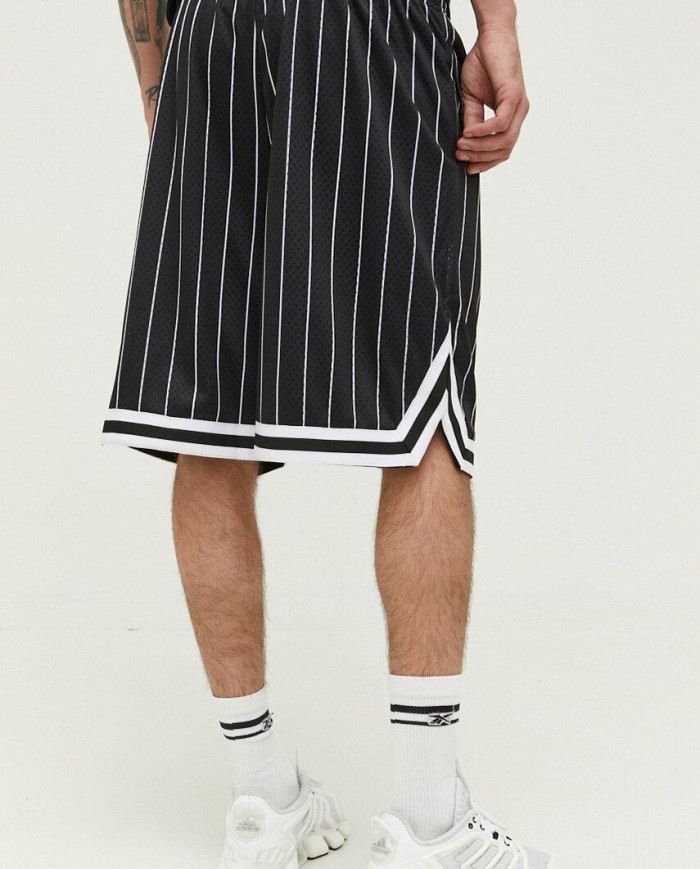 Karl Kani - KK Varsity Pinstripe Mesh Shorts Black