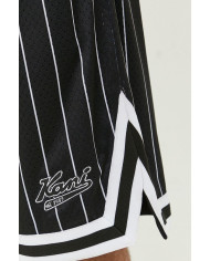 Karl Kani - KK Varsity Pinstripe Mesh Shorts Black