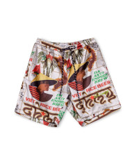 Grimey - Viet Cong Beer Satin Short - White