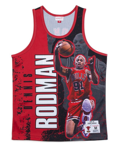 Mitchell&Ness - NBA Player Burst Mesh Tank - Chicago Bulls Dennis Rodman Mitchell&Ness - NBA Player Burst Mesh Tank - Chicago Bulls Dennis Rodman