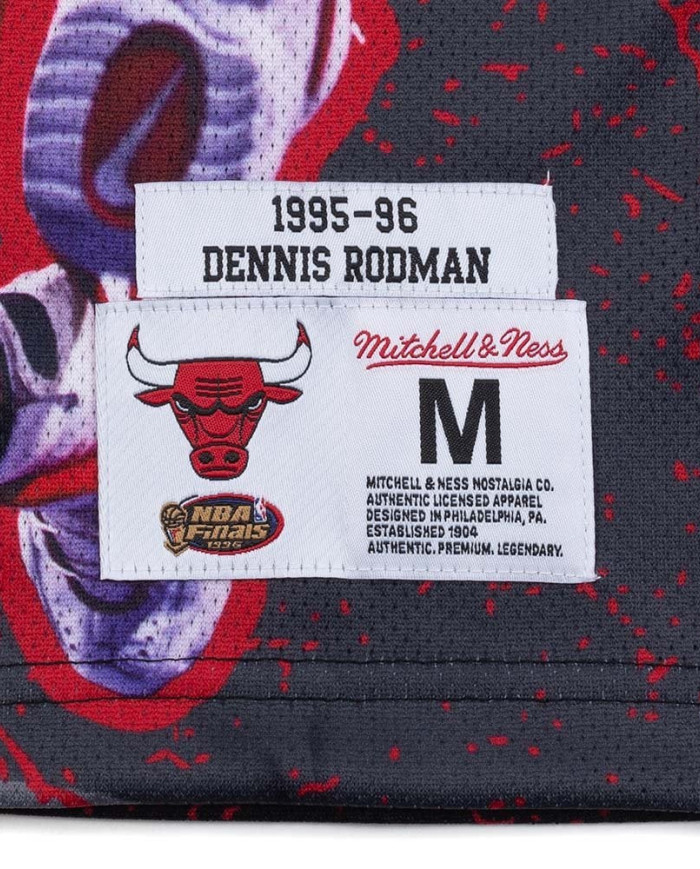 Mitchell&Ness - NBA Player Burst Mesh Tank - Chicago Bulls Dennis Rodman