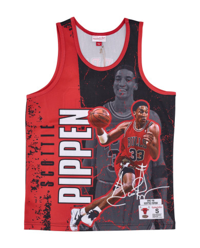 Mitchell&Ness - NBA Player Burst Mesh Tank - Chicago Bulls Scottie Pippen Mitchell&Ness - NBA Player Burst Mesh Tank - Chicago Bulls Scottie Pippen