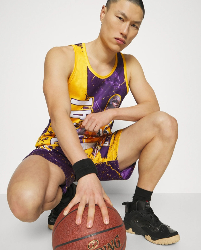 Mitchell&Ness - NBA Player Burst Mesh Tank - LA Lakers - Shaquille O' Neal