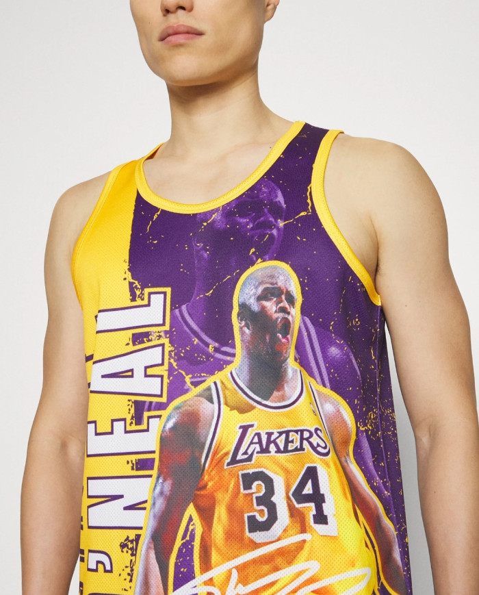 Mitchell&Ness - NBA Player Burst Mesh Tank - LA Lakers - Shaquille O' Neal