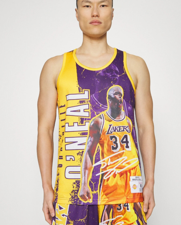 Mitchell&Ness - NBA Player Burst Mesh Tank - LA Lakers - Magic Johnson