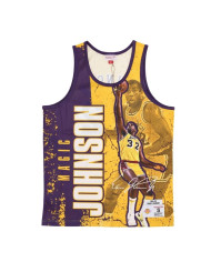Mitchell&Ness - NBA Player Burst Mesh Tank - LA Lakers - Magic Johnson