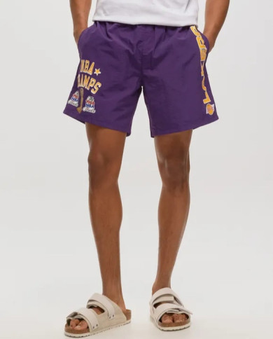 Mitchell&Ness - Nba Team Heritage Woven Short Lakers Mitchell&Ness - Nba Team Heritage Woven Short Lakers