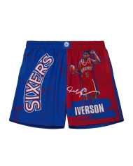 Mitchell&Ness - NBA Player Burst Mesh Short - Philadelphia 76ers - Allen Iverson