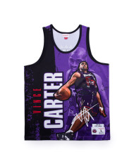 Mitchell&Ness - NBA Player Burst Mesh Tank Raptors Vince Carter Purple