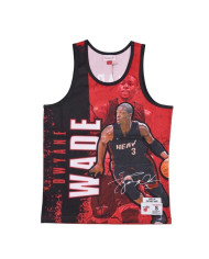 Mitchell&Ness - NBA Player Burst Mesh Tank - Miami Heat Dwyane Wade