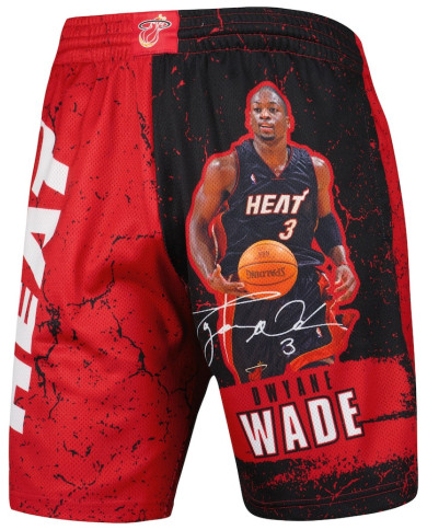 Mitchell&Ness - NBA Player Burst Mesh Short - Miami Heat Dwayne Wade Mitchell&Ness - NBA Player Burst Mesh Short - Miami Heat Dwayne Wade