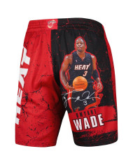 Mitchell&Ness - NBA Player Burst Mesh Short - Miami Heat Dwayne Wade Mitchell&Ness - NBA Player Burst Mesh Short - Miami Heat Dwayne Wade