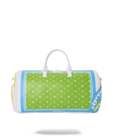 Sprayground Cloud White Duffle Bag