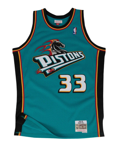 Mitchell&Ness - Swingman Jersey Detroit Pistons Road 1998-99 Grant Hill Teal Mitchell&Ness - Swingman Jersey Detroit Pistons Road 1998-99 Grant Hill Teal