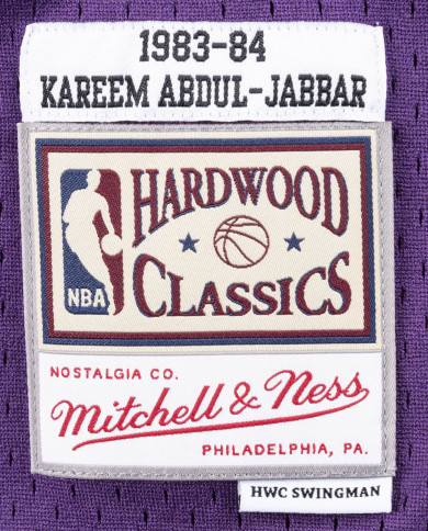 Mitchell&Ness - Swingman Jersey Los Angeles Lakers Away 1983-84 Kareem Abdul-Jabbar Purple Mitchell&Ness - Swingman Jersey Los Angeles Lakers Away 1983-84 Kareem Abdul-Jabbar Purple