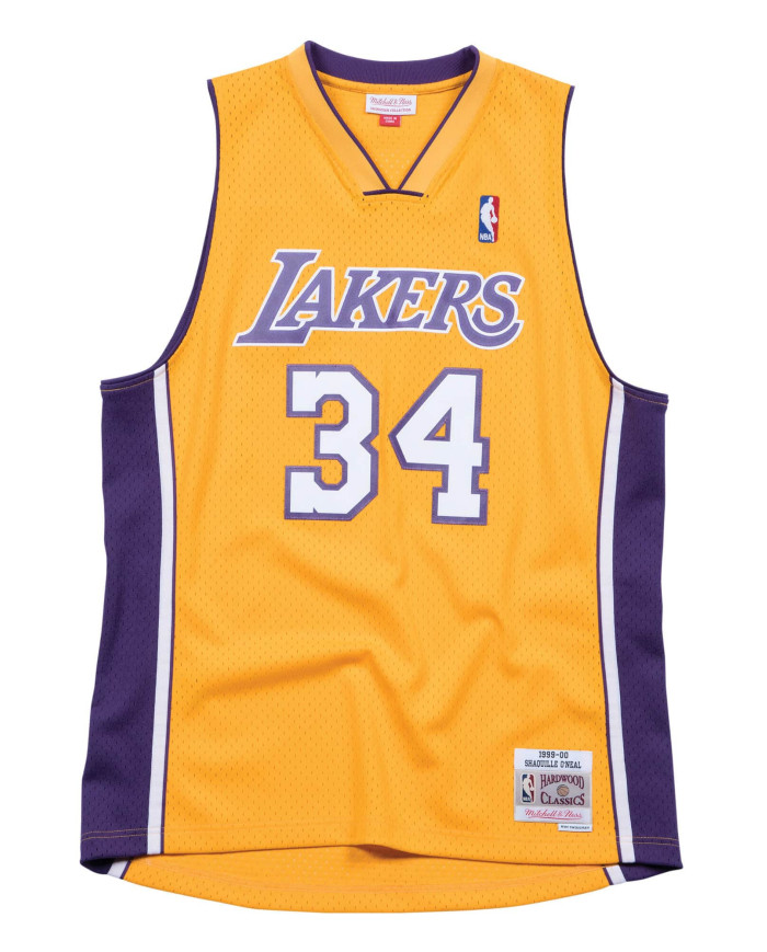Mitchell&Ness - Swingman Jersey Los Angeles Lakers Home 1999-00 Shaquille O'Neal Light Gold Mitchell&Ness - Swingman Jersey Los Angeles Lakers Home 1999-00 Shaquille O'Neal Light Gold