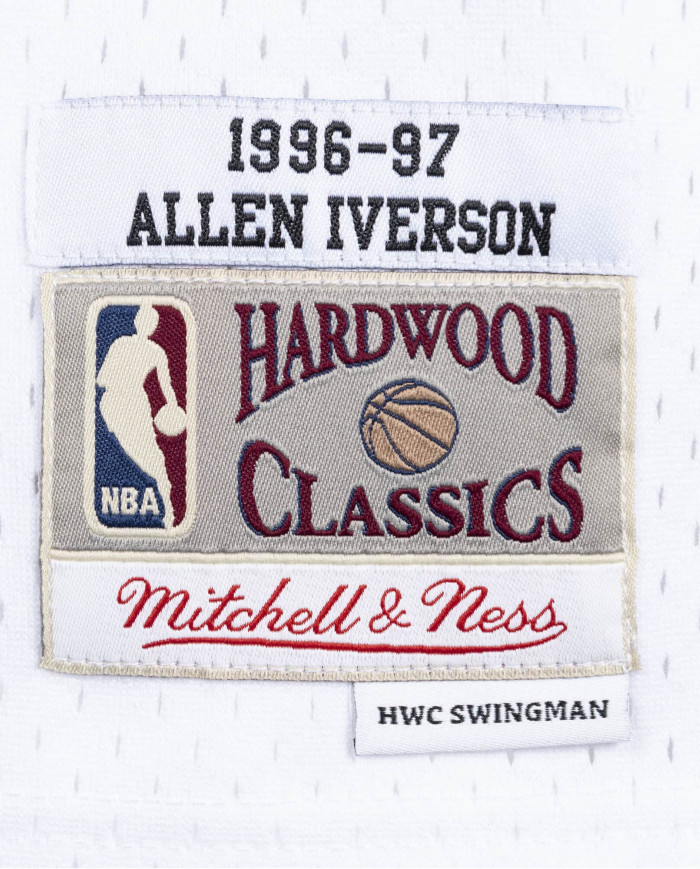 Mitchell&Ness - Swingman Jersey Philadelphia 76ers Home 1996-97 Allen Iverson White
