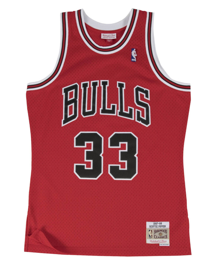 Mitchell&Ness - Swingman Jersey Chicago Bulls Road 1997-98 Scottie Pippen Red Mitchell&Ness - Swingman Jersey Chicago Bulls Road 1997-98 Scottie Pippen Red